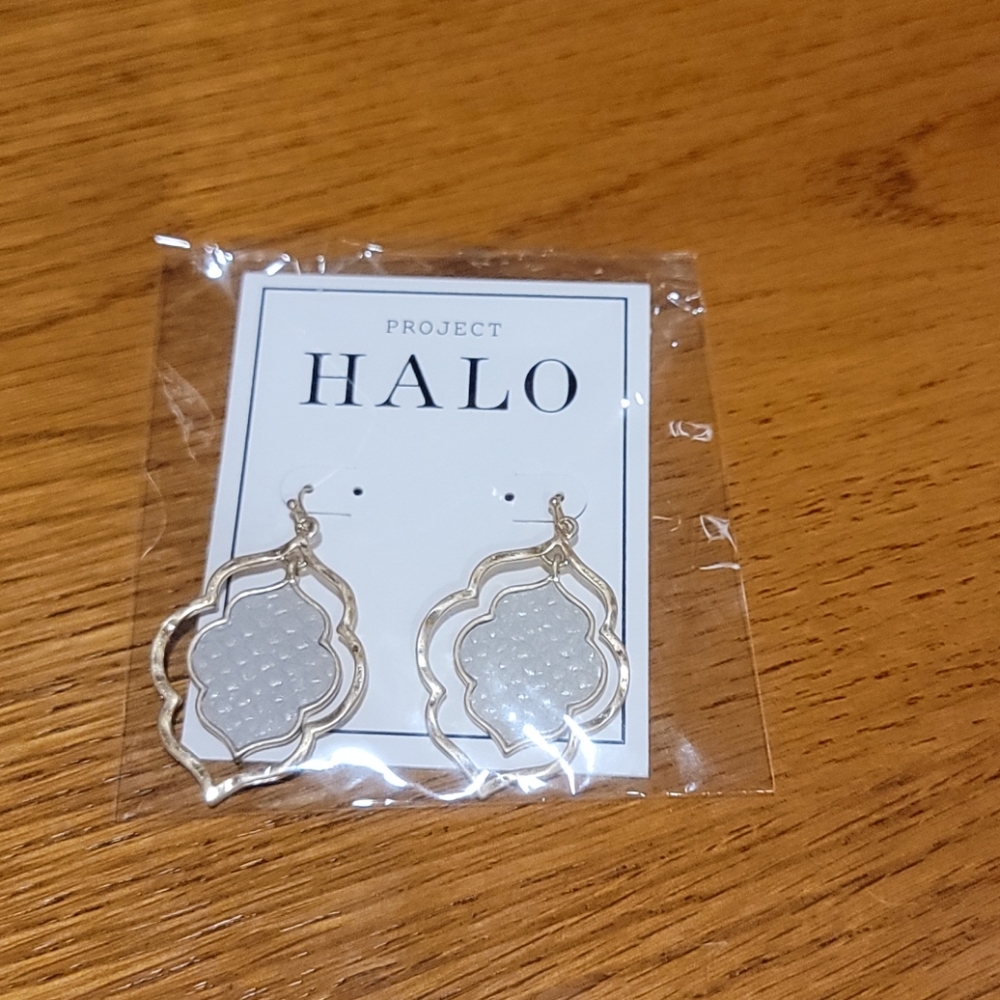 NWT Glold/grey earring